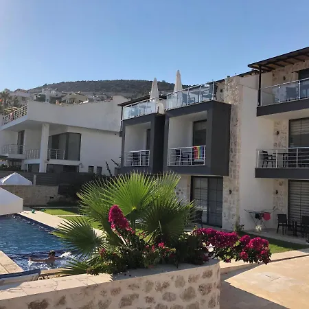 Stone House Aparts 1 1 Mit Zwei Balkone Und Poolblick Kalkan No 4 Kaș